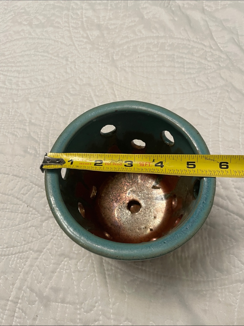 Allen + Roth Ceramic Planter Pot for Orchids or Succulents with Drainage Holes - Picture 6 of 11